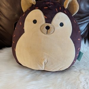 Squishmallows Hans the Hedgehog Backpack plush kids